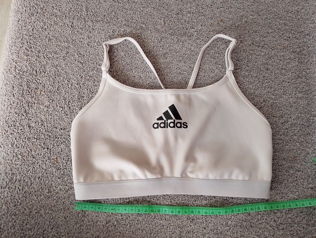 Stanik top sportowy XS/S 34/36 Adidas biały