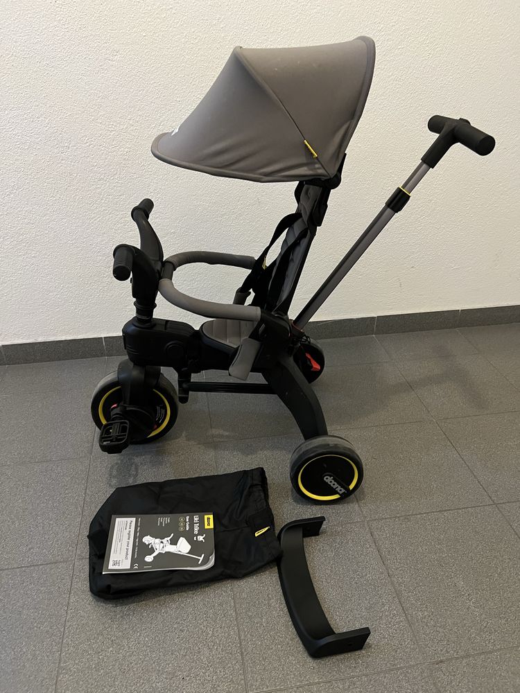 Triciclo Doona S1 Cinzento Como Novo