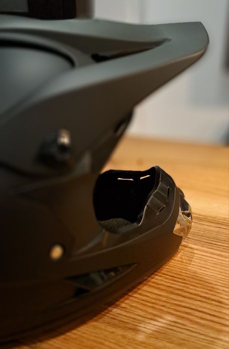 Kask Fullface Czarny