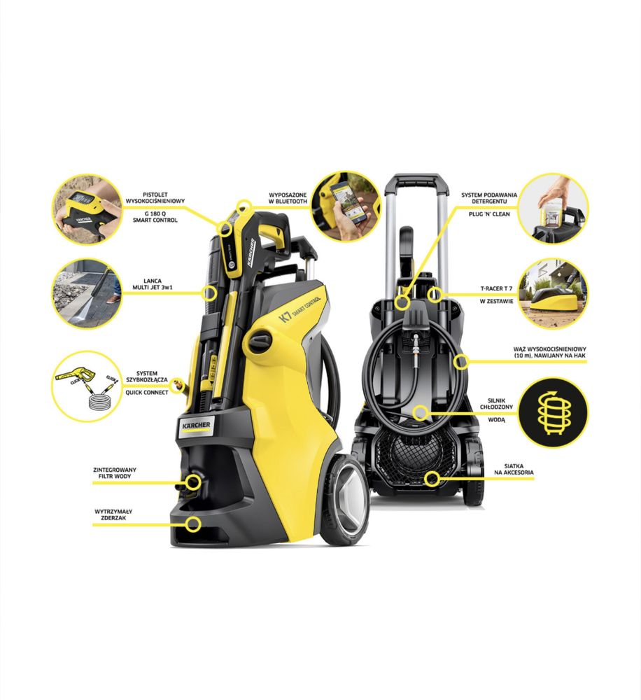 Мінімийка, мойка високого тиску Karcher K7 Smart Control Home