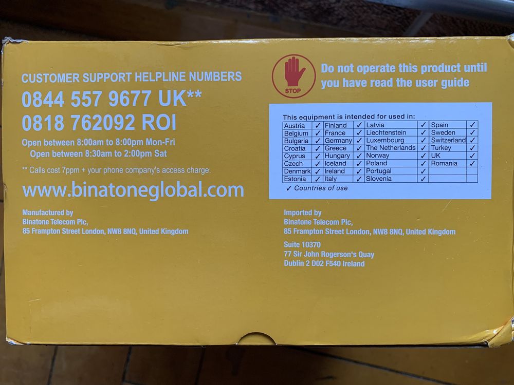 Рации Binatone Latitude 250