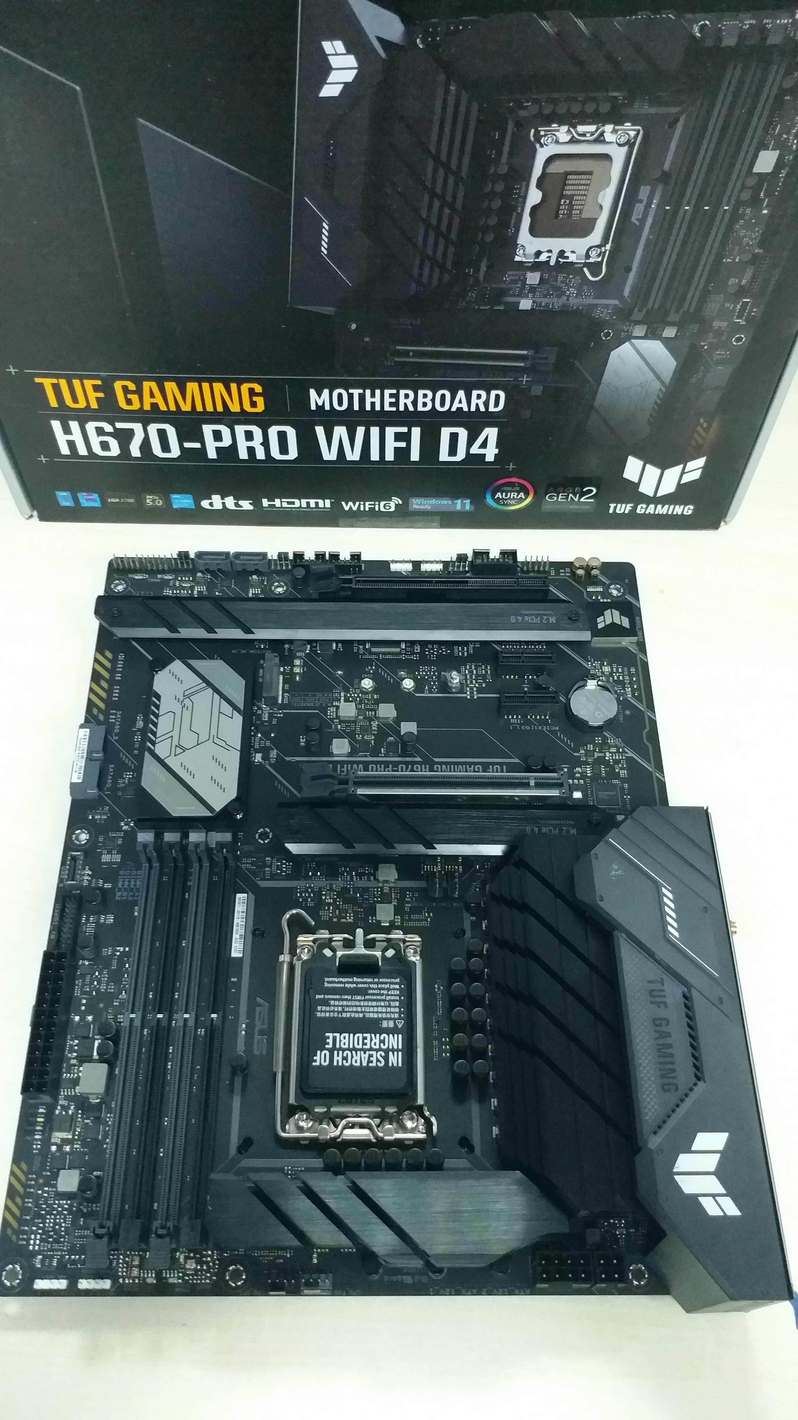 Плата ASUS TUF Gaming H670-PRO WiFi D4  сокет 1700