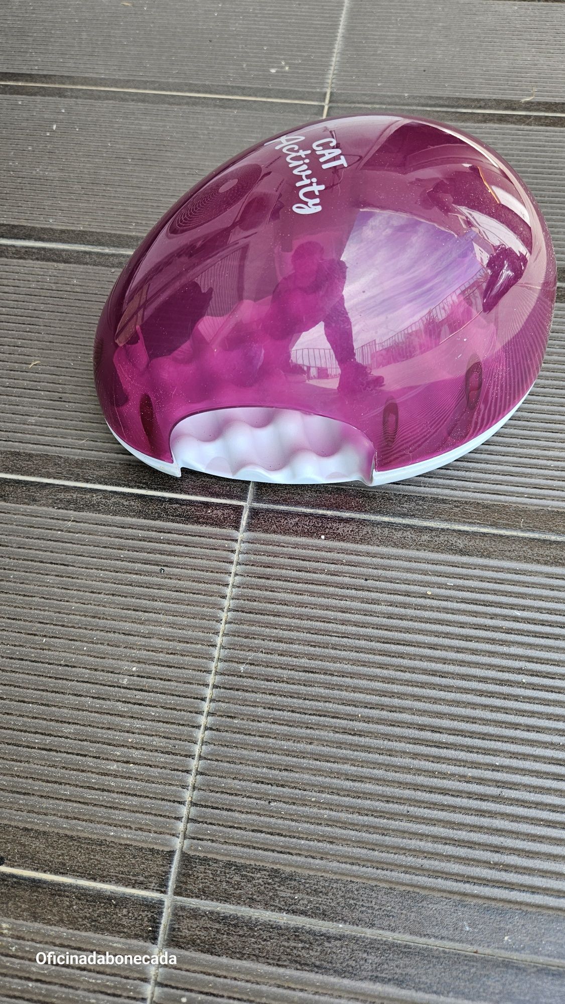 Dispensador de comida para gatos