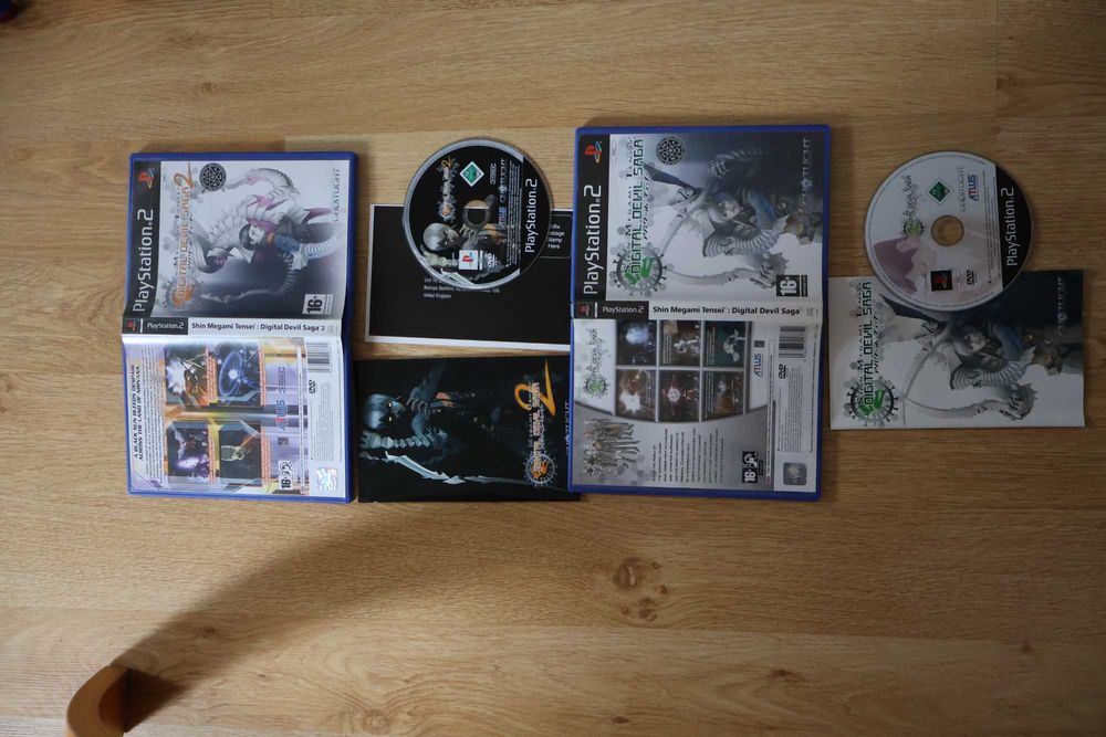 Persona Shin Megami Tensei Digital Devil Saga 1 i 2 PAL 3X ANG PS2