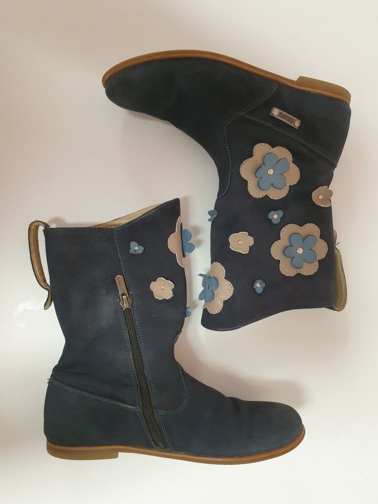 Демисезонные синие сапоги Palaris р. 34-35 (ботинки, сапоги)