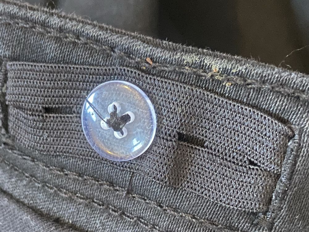 Up2fashion XL 42  ciążowe czarne spodnie jeasny dżinsy Vintage