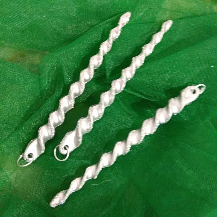 Новорічна ялинкова прикраса / Гірлянди Сніжинки Дощик