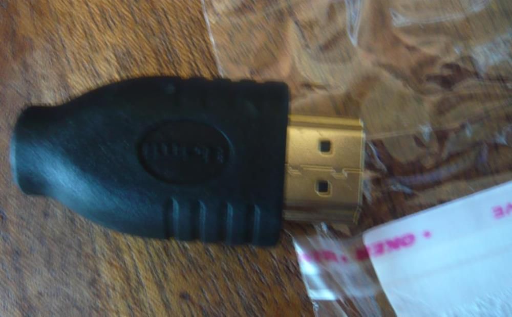 Adaptador HDMI macho para micro HDMI fêmea