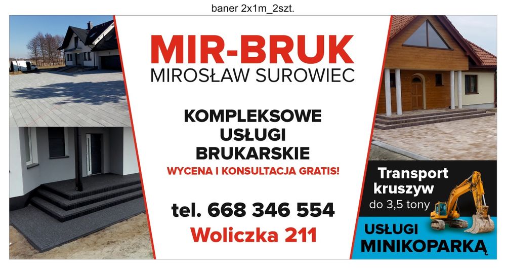 Układanie kostki brukowej Usługi brukarskie