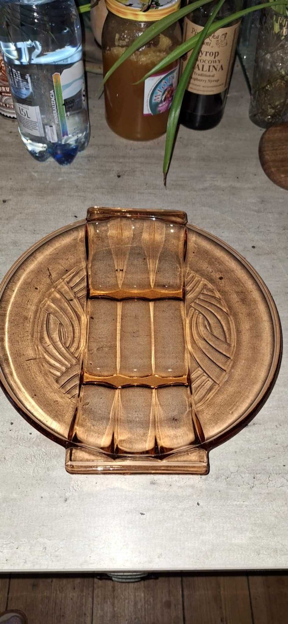 Talerze huta Hortensja art deco wzór 460