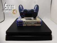Konsola PS4 Slim 1TB, Pad, 3 Gry, Okablowanie, Stan db!