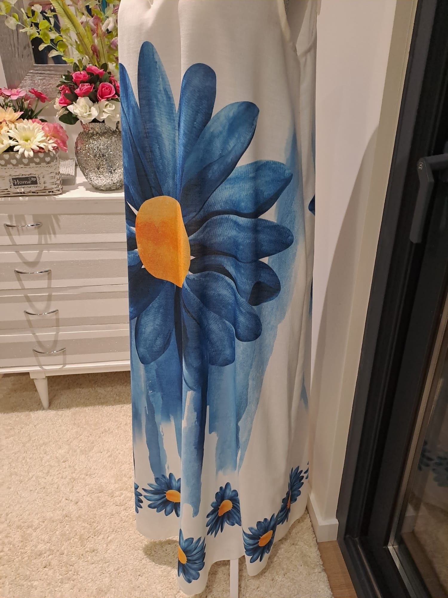 Vestido comprido linho