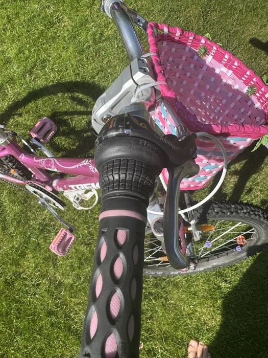 Rower Trek 20 MT60 Dziewczynki Damka Nowe siodełko gripy koszyk Różowy