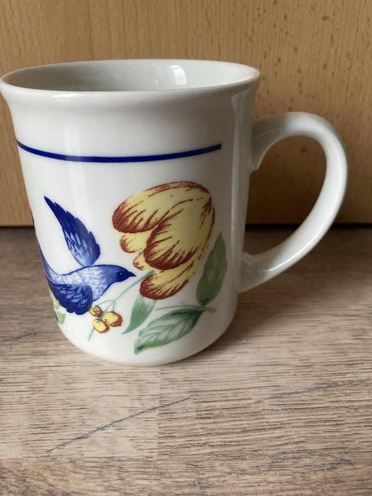 Angielski kubek niebieskie ptaki made in britain