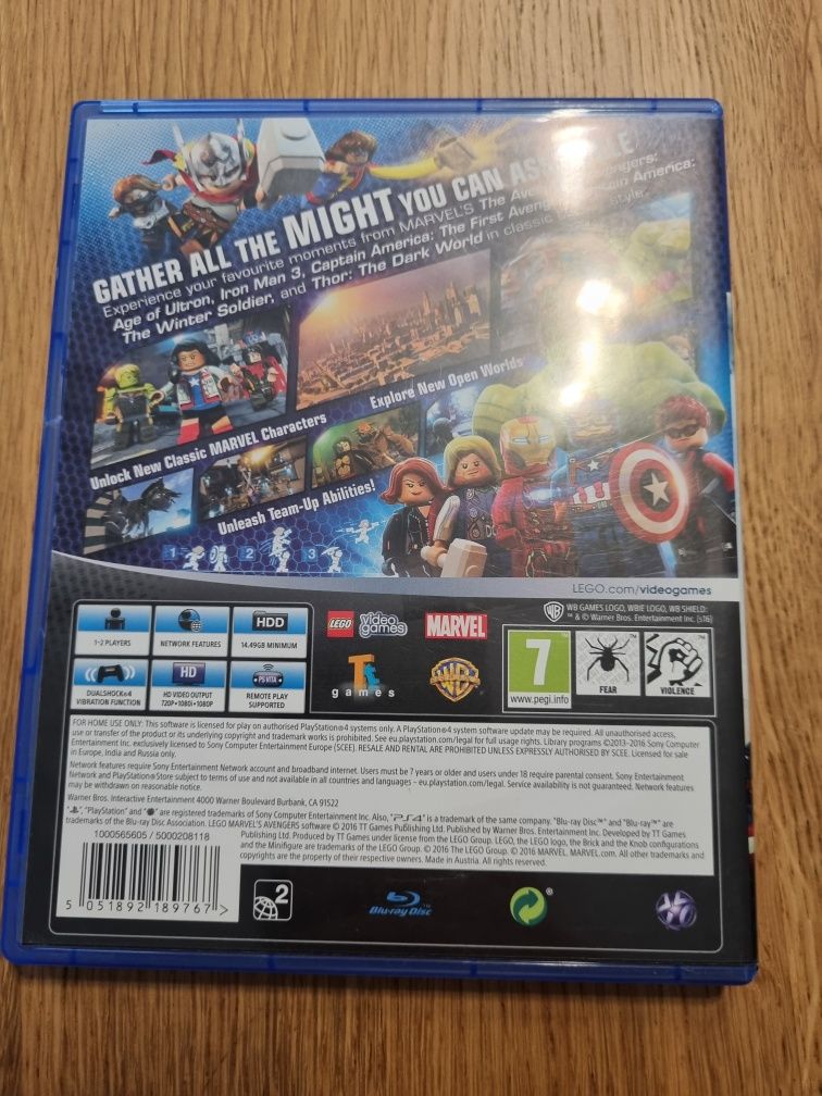 Gra LEGO Avengers na ps4