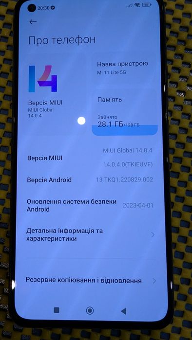 Xiaomi mi 11 lite 5G 6/128gb