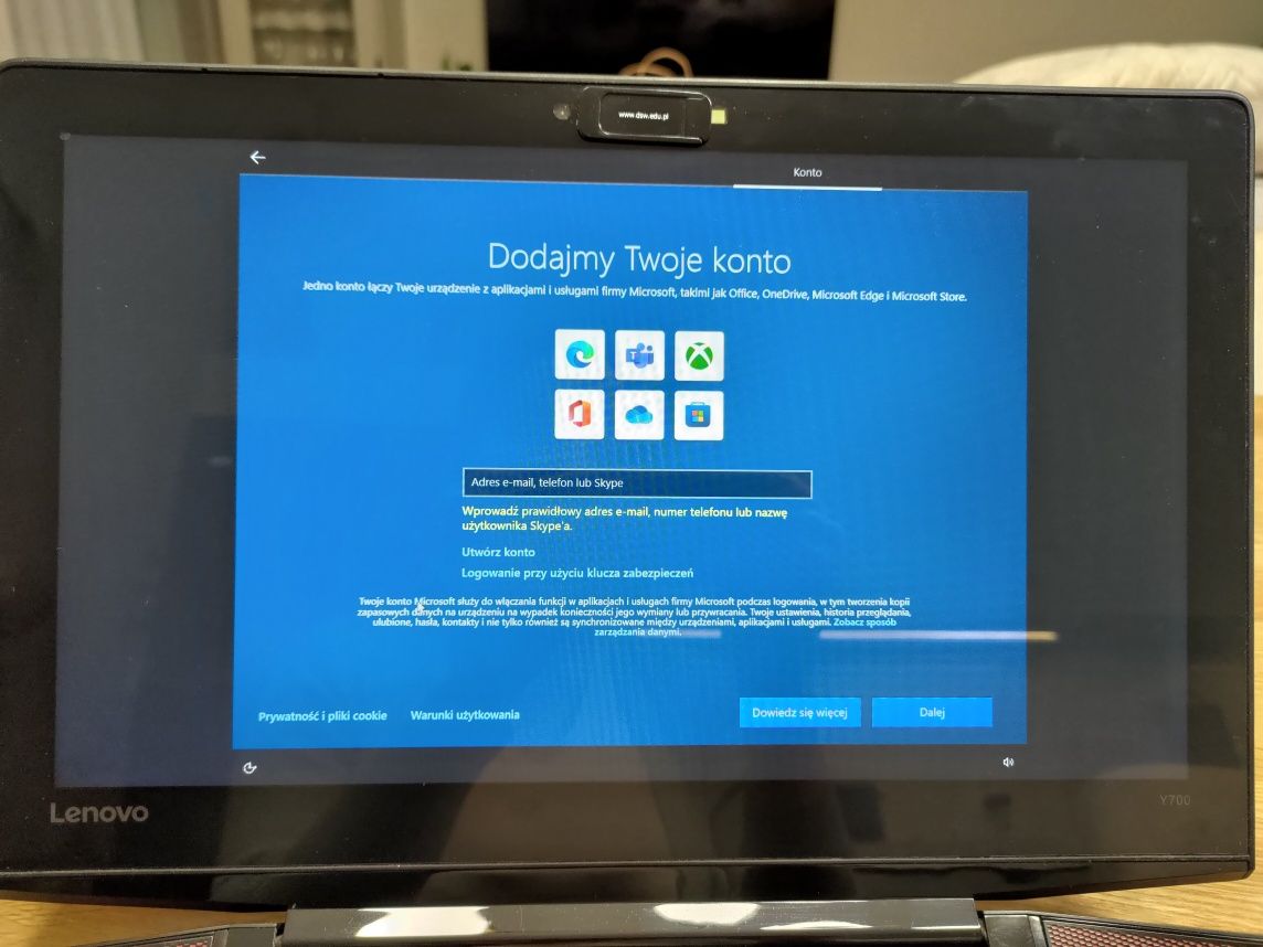 LAPTOP Lenovo Ideapad Y700