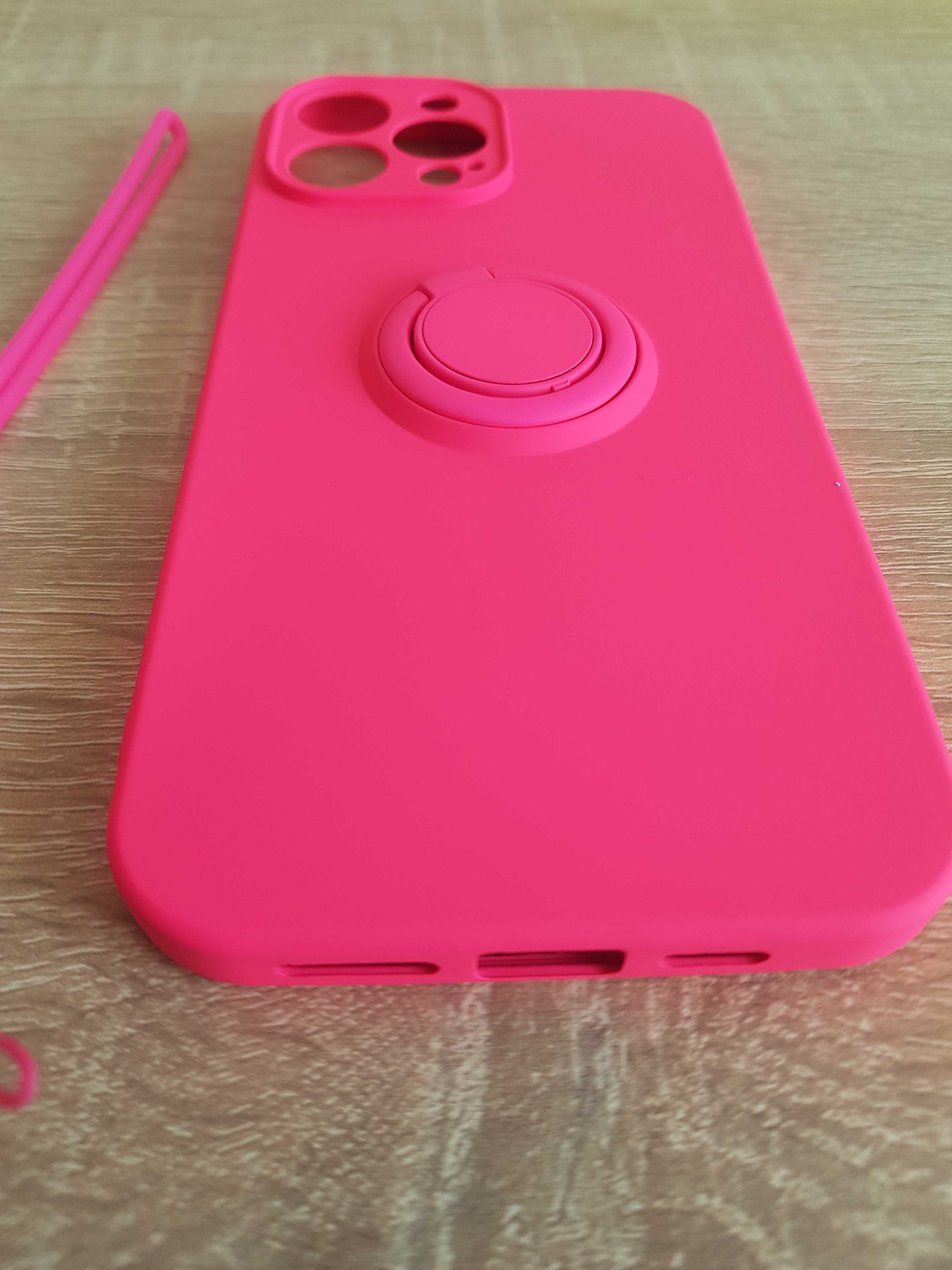 Etui Vennus Silicone Ring do Iphone 13 Pro Max Różowy