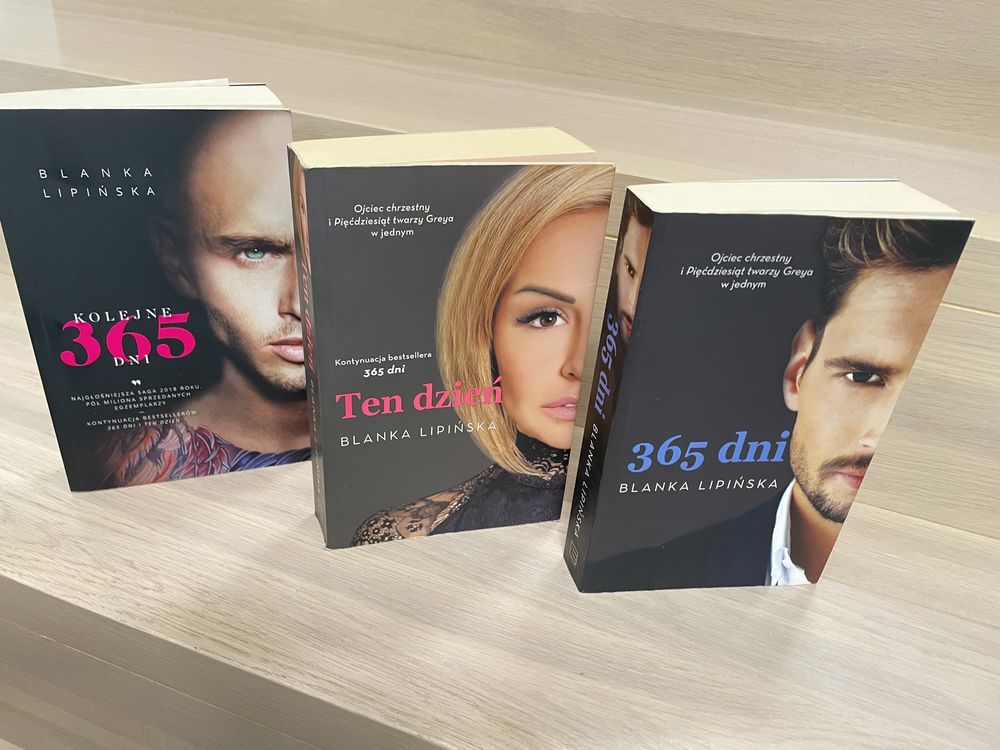 3 książki 365 dni Blanka Lipińska