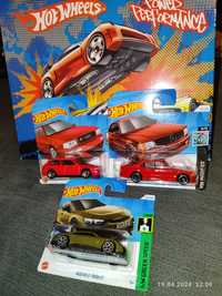 Hot Wheels Audi RS2, Audi RS E-tron GT, '89 Mercedes Benz 560 SEC AMG