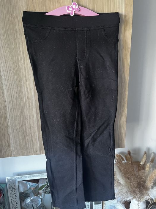Czarne treginsy H&M rozmiar 122