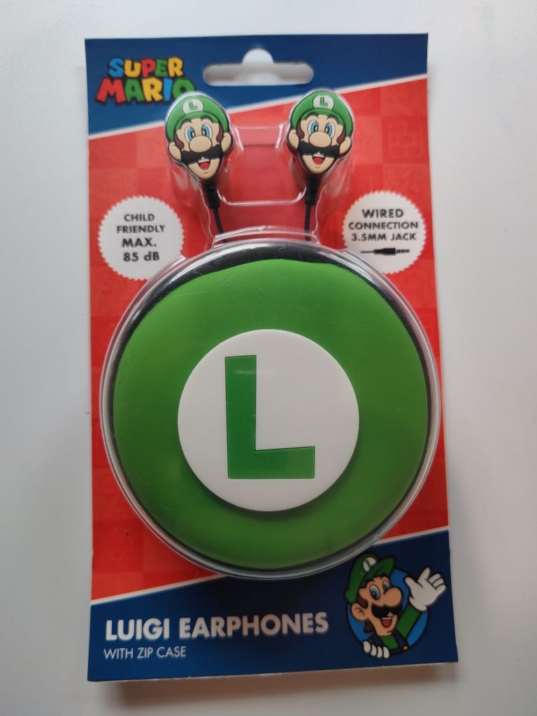 Słuchawki douszne Super Mario - Luigi