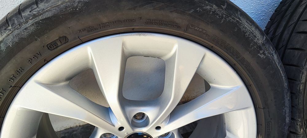 Jantes 17 para BMW  5/120 com pneus. (Originais)