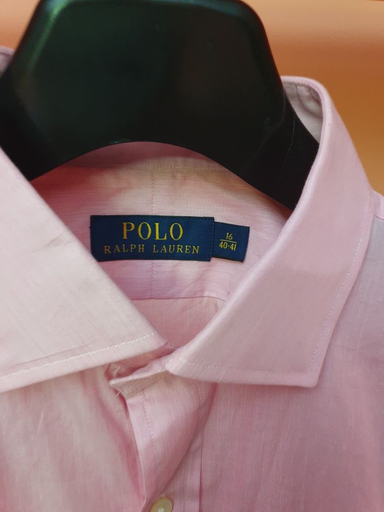 Polo Ralph Lauren koszula m.  r.16(40-41) jasny róż.