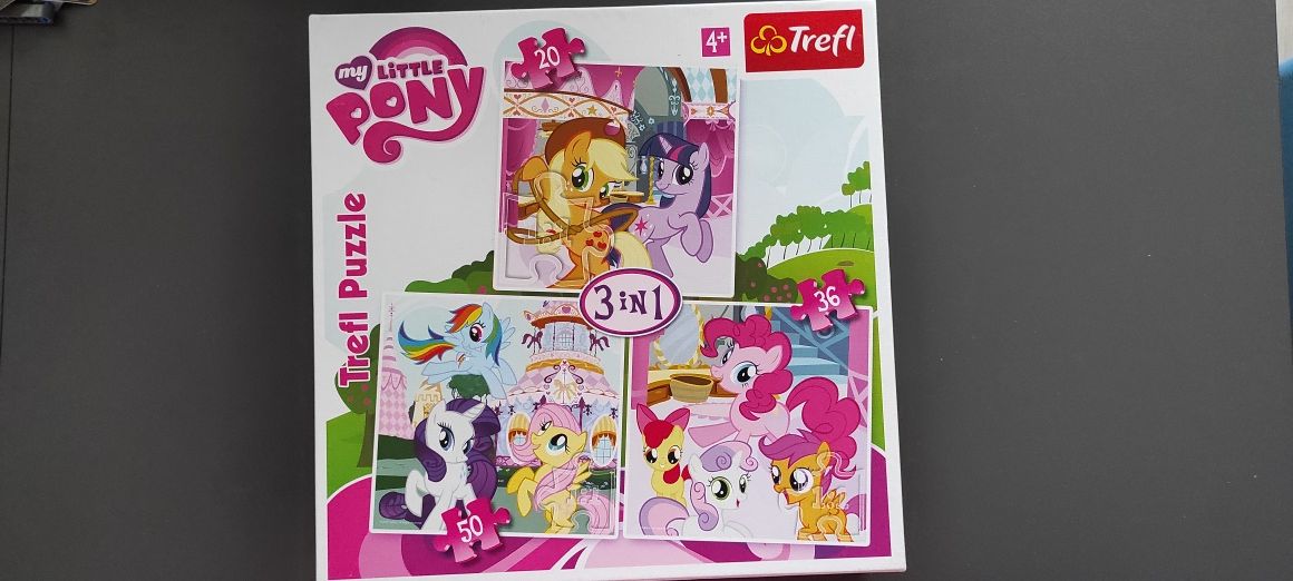 Puzzle Trefl My Little Pony

3w1