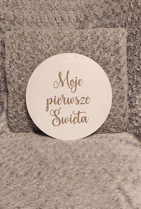 Drewniane tabliczki na święta