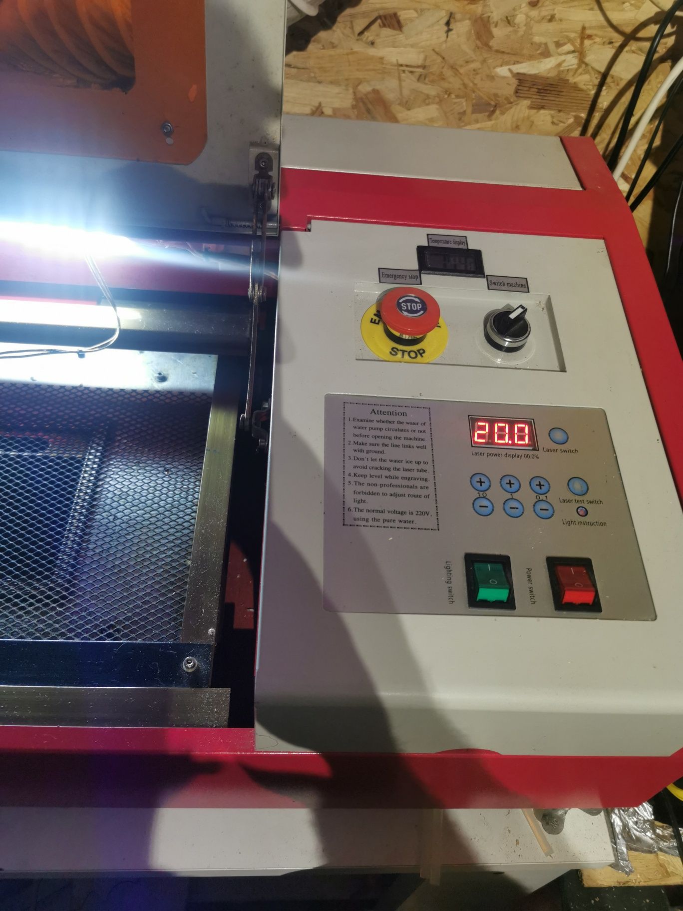 Maquina Laser co2 40w