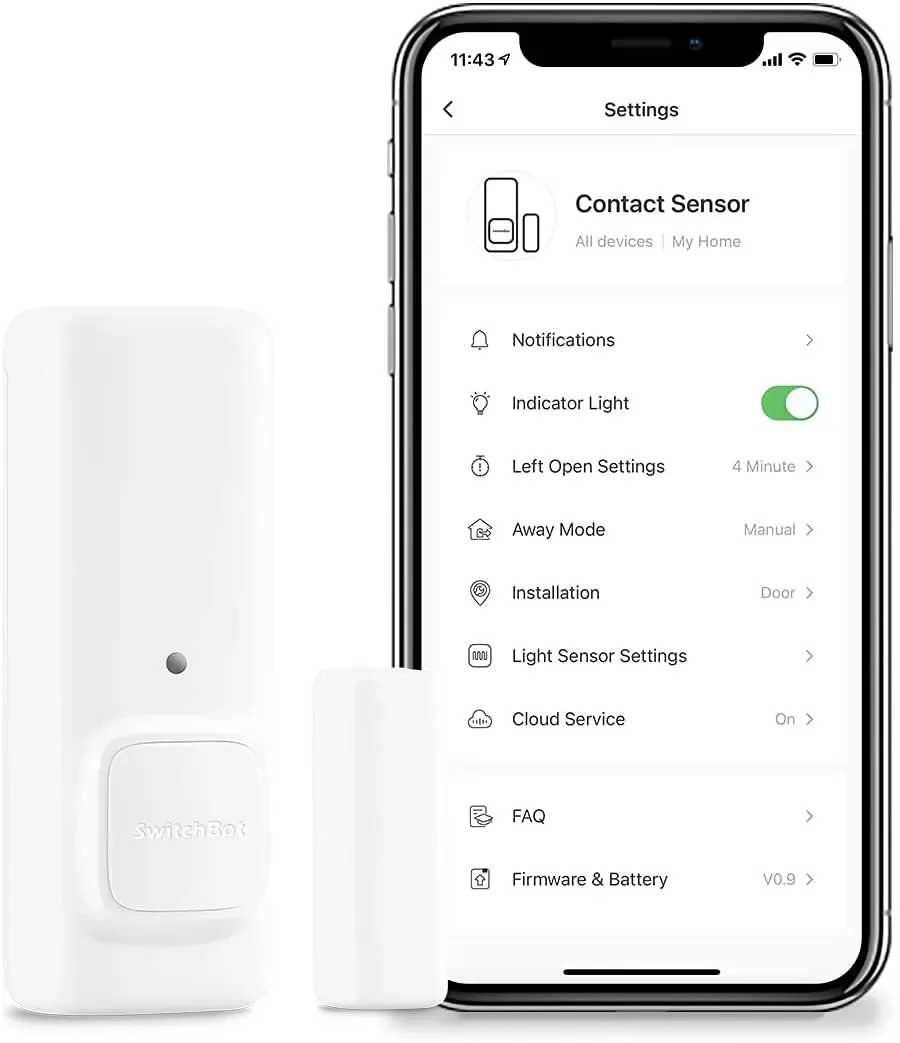 SwitchBot Contact Sensor czujnik otwarcia drzwi/okna