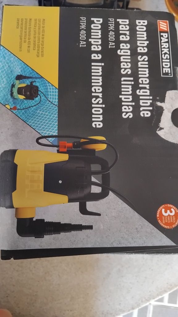 Bomba submergível para aguas limpas
