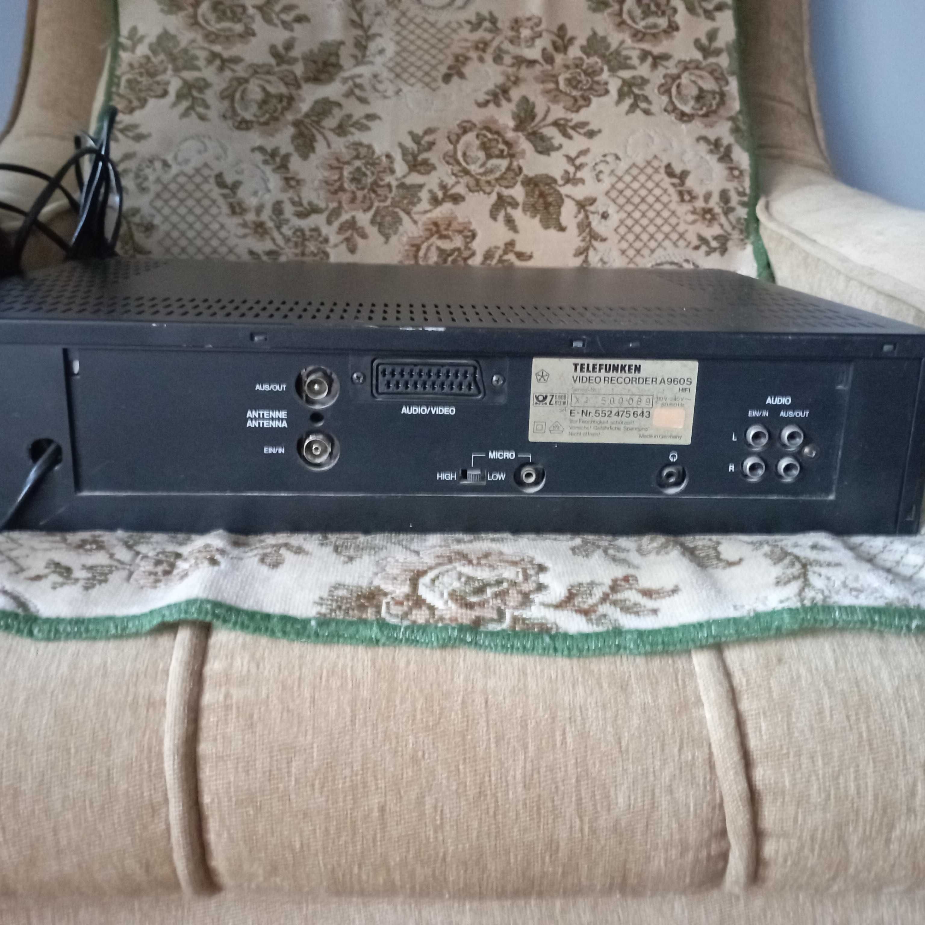 продам відеомагнітофон Telefunken Videorecorder A960S HiFi, 3000 грн