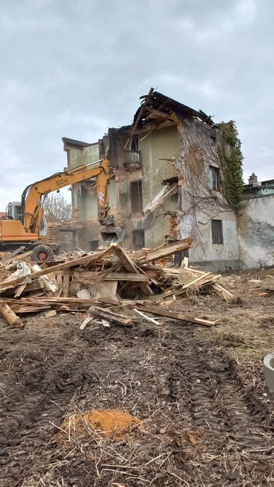 Rozbiórki wyburzenia niwelacja utwardzenie terenu