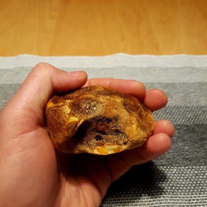 Bursztyn ponad 100gr Bałtycki bryła surowy Pomorze