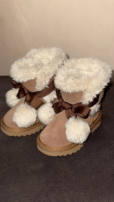 Botki sniegowce skórzane  Soulcal&Co  r. 21,5 (wkladka 10,5cm)