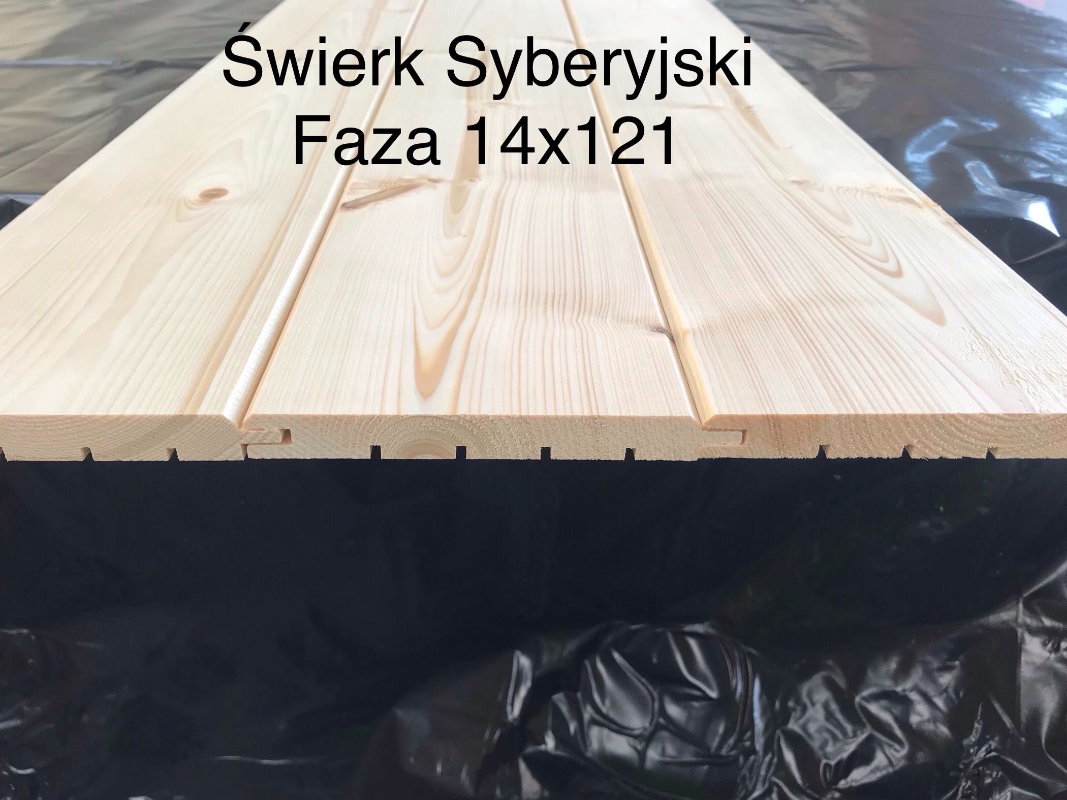 Deska boazeria, szalówka, podbitka Elewacja Świerk skandynawski FazaAB