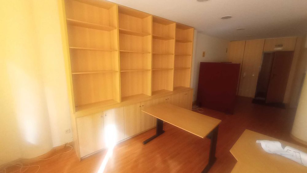 Estante de escritório. 8 blocos, 257x80 cm