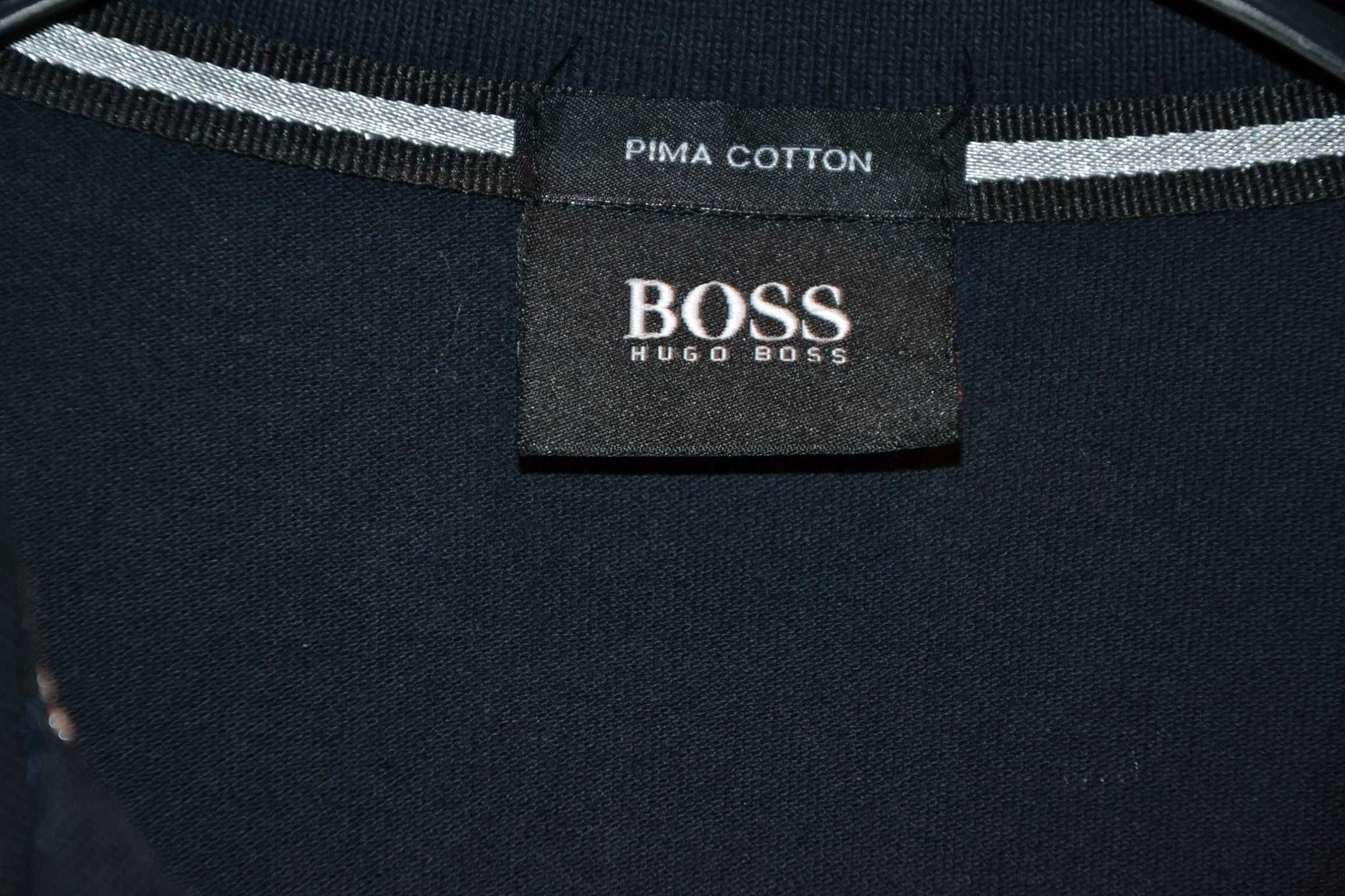 HUGO BOSS Koszulka Polo Męska M Bawełna 100% Super Stan Prima Cotton