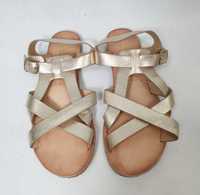Sandały sandałki dla dziewczynki złote rzymianki FRIBOO 34 22,0 cm