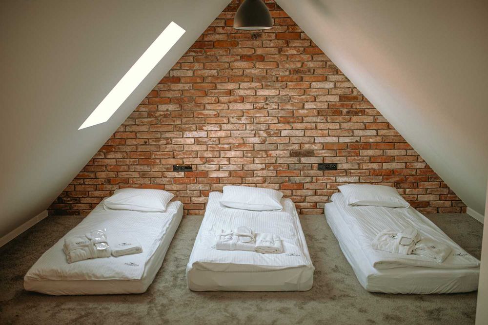 Drewniany domek CHILL HOUSE z jacuzzi i kominkiem