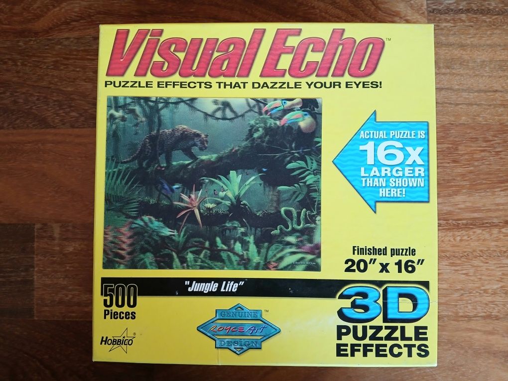 Puzzle 500 peças 3D Jungle Life