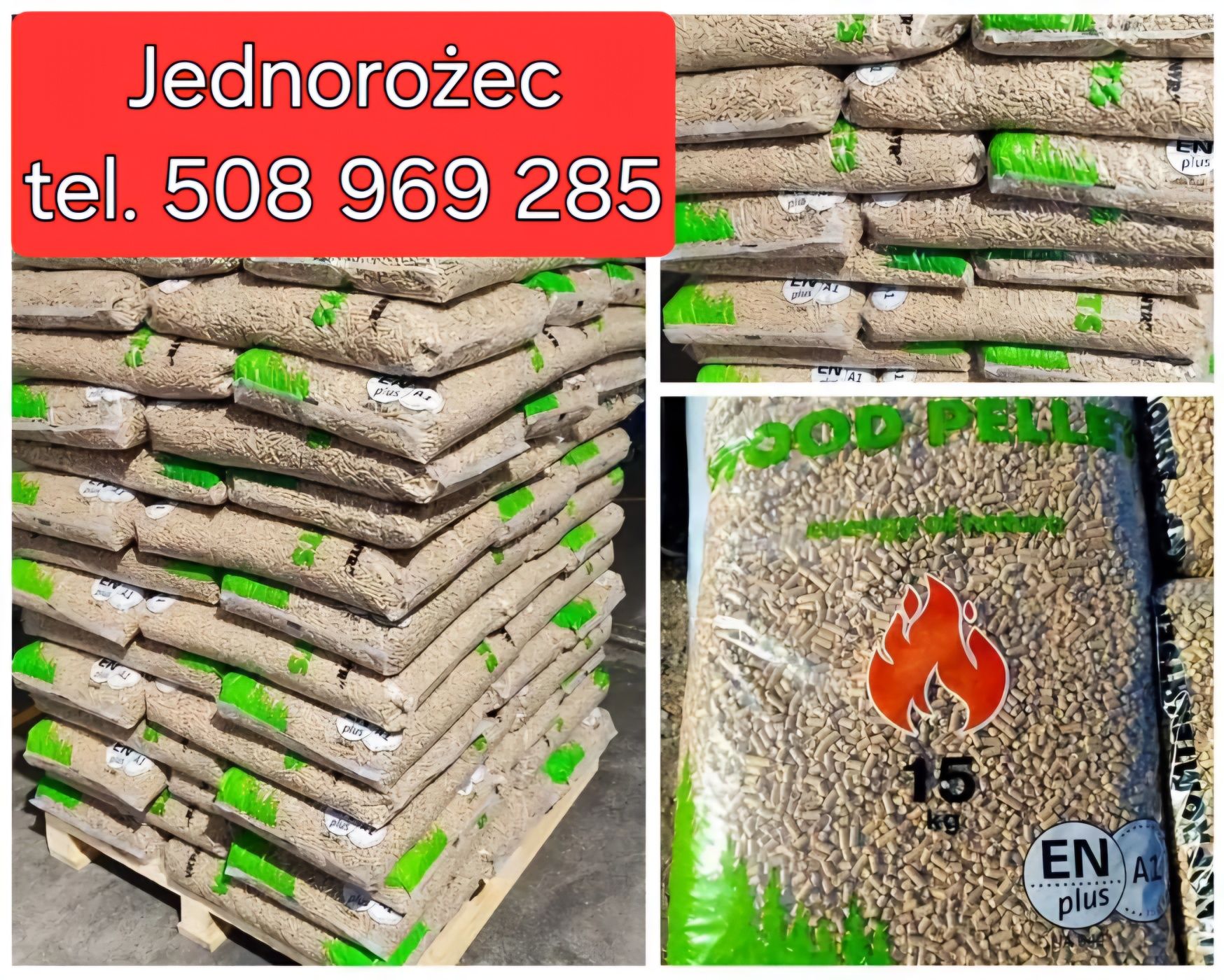 Pellet Sosnowy Certyfikowany ENPlus A1 A1 pelet