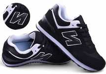 Buty Damskie Sportowe Sneakersy Z Balance black (BP610) r.39 siatka