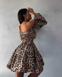 Леопардовое женское платье/Леопардова жіноча сукня/Арт 4077