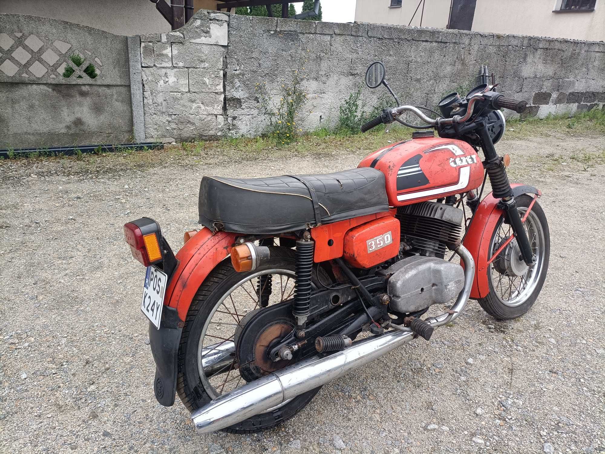 CZ-350 Jawa zarejestrowana