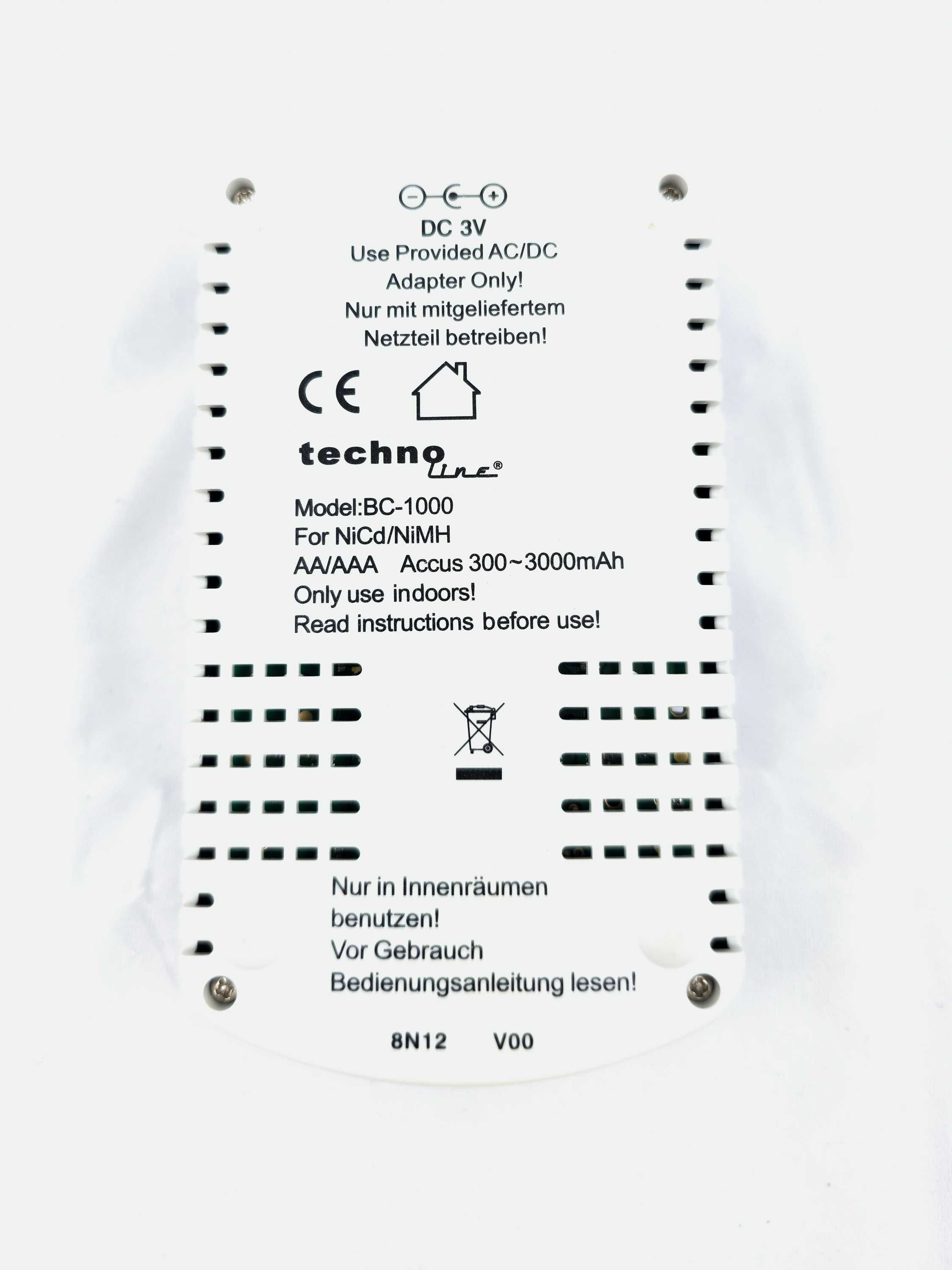 Technoline BC-1000, ładowarka procesorowa AA/AAA/NiMh/NiCd