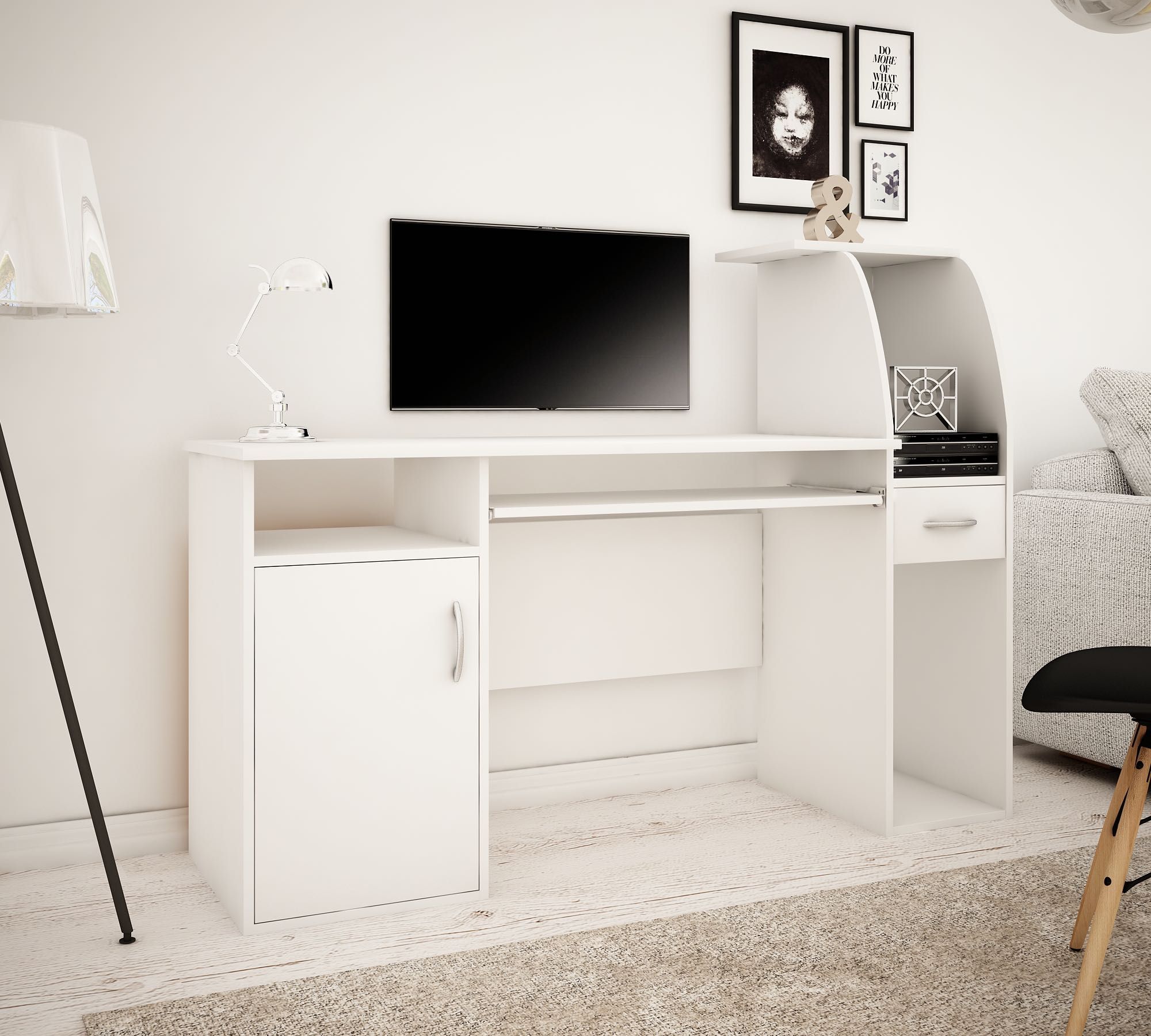 Nowe biurko 2 kolory (biały, Sonoma) 150x74x50 - OD RĘKI!!!