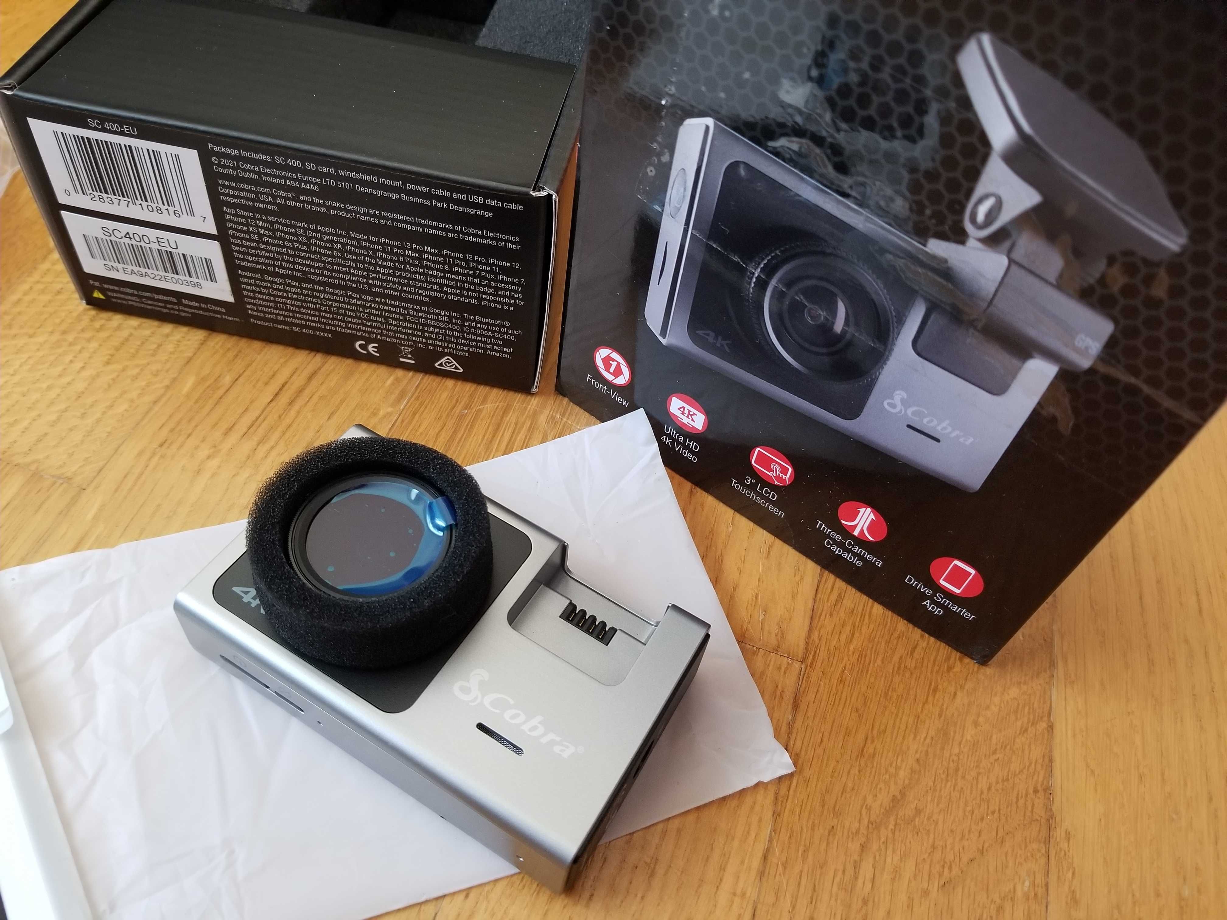Видеорегистратор Cobra SC400 4K gps Alexa фирменный